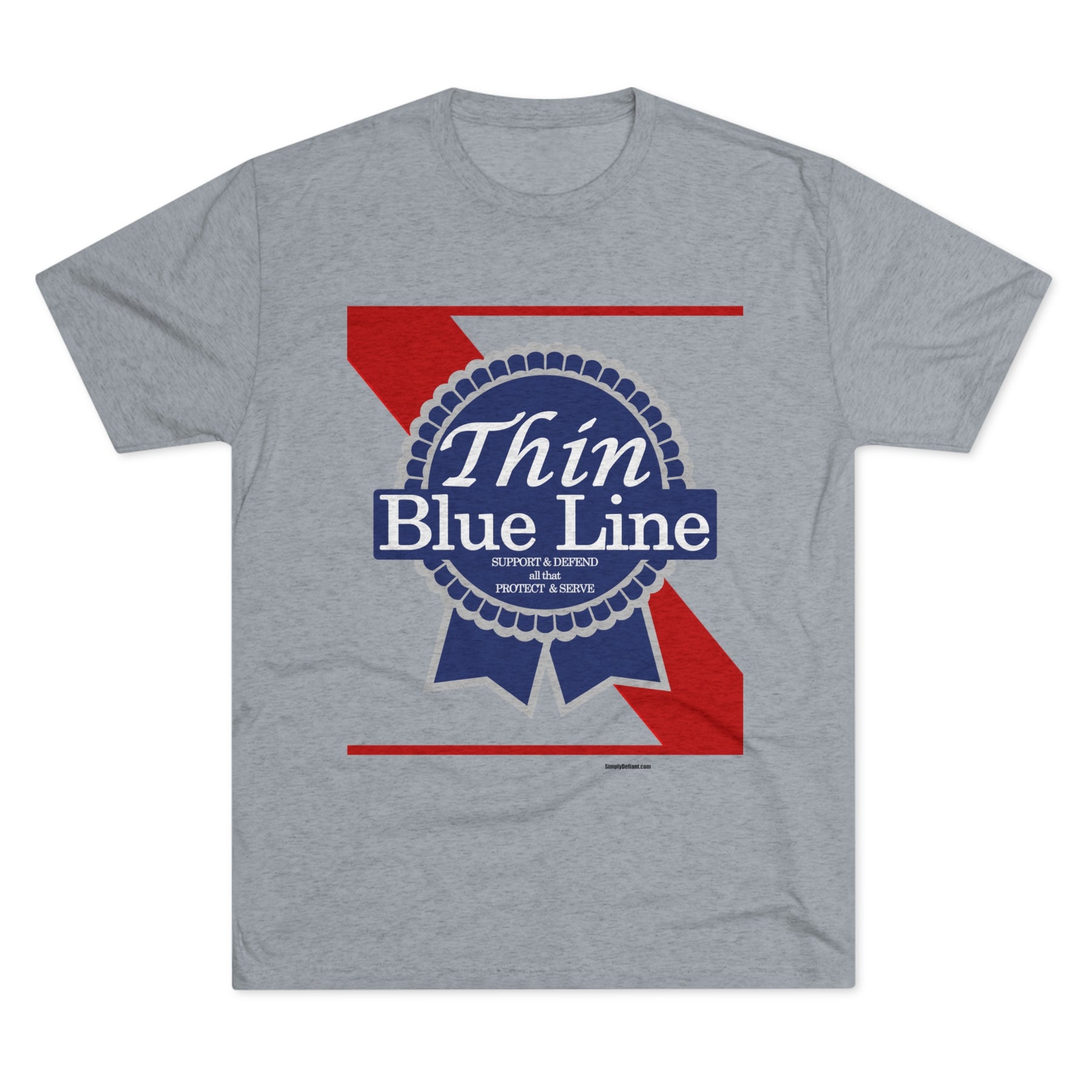 Thin Blue Line First Responders T-Shirt, XL