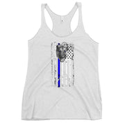 Back the Blue Women's Racerback Tank