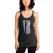 Back the Blue Women's Racerback Tank