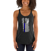 Back the Blue Women's Racerback Tank