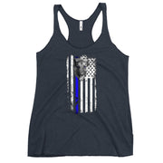 Back the Blue Women's Racerback Tank