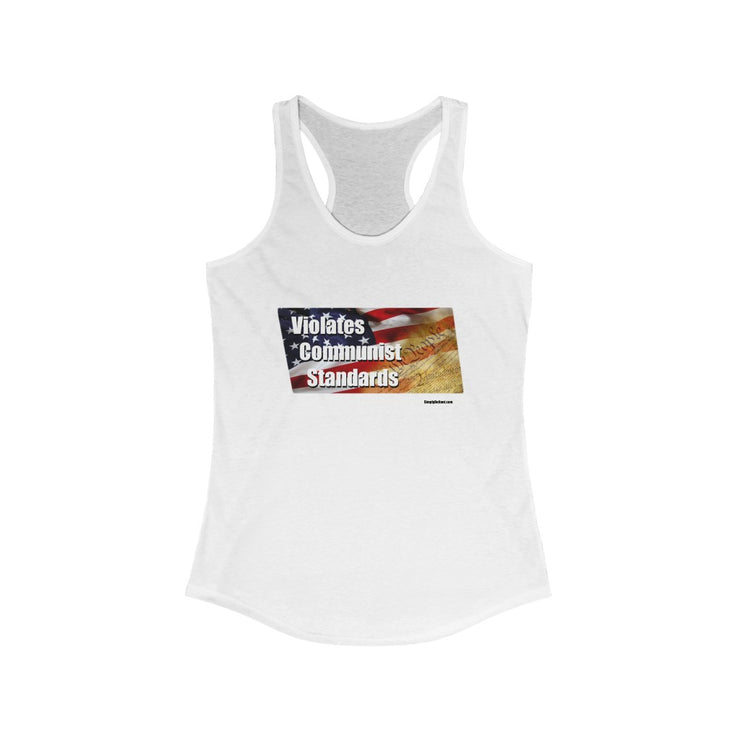 Violates Communist Standards Racerback Tank