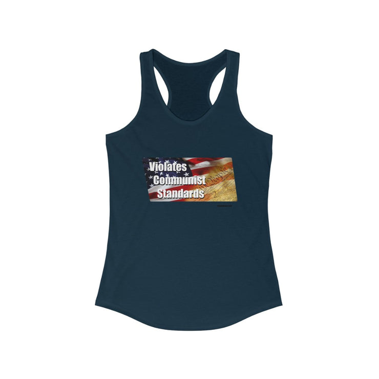 Violates Communist Standards Racerback Tank