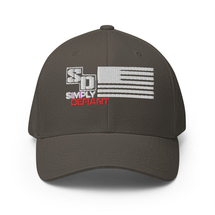 Simply Defiant Flag Flexfit Hat