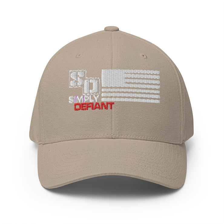 Simply Defiant Flag Flexfit Hat