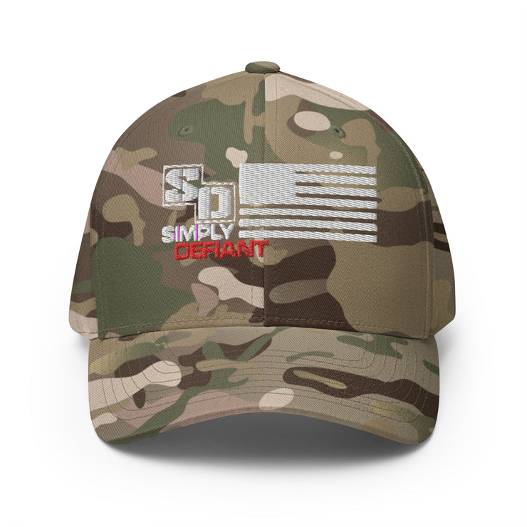 Simply Defiant Flag Flexfit Hat