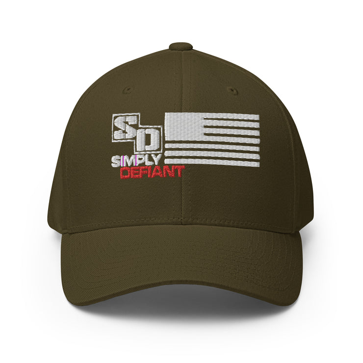 Simply Defiant Flag Flexfit Hat